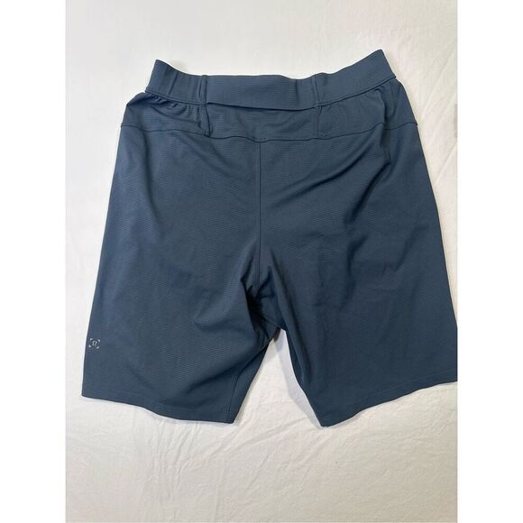 Lululemon Shorts Men Blue Linerless 9" Pockets Gym Active, Size S - Picture 2 of 6